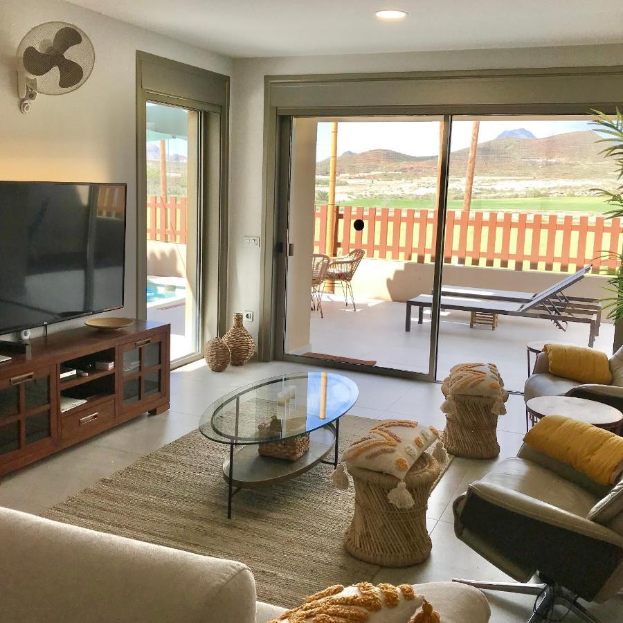 Golf Tenerife South XX Wheel Accessible Shower XX Free Wifi XX Private Pool 30 Degrees XX Two Terraces 30M2X60M2 Xxfree Parking XX Mountain View XX Flatscreen 65 Inch XX San Miguel de Abona Esterno foto