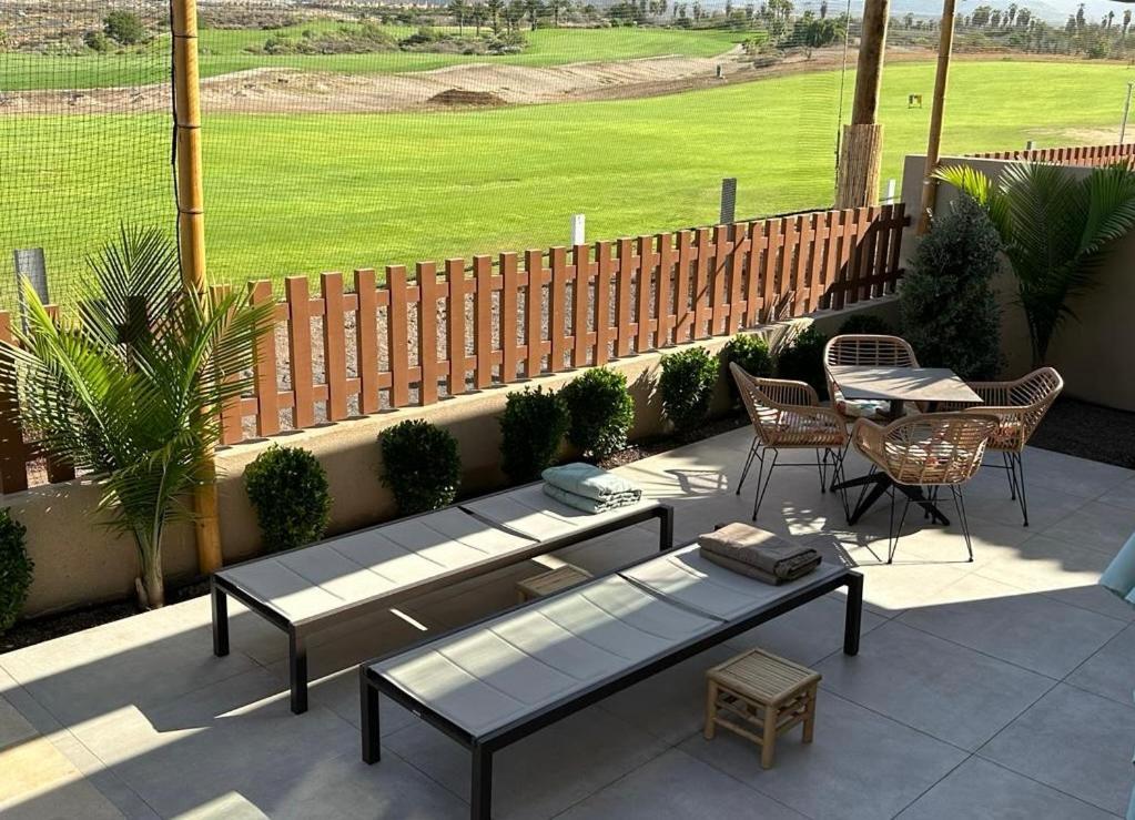 Golf Tenerife South XX Wheel Accessible Shower XX Free Wifi XX Private Pool 30 Degrees XX Two Terraces 30M2X60M2 Xxfree Parking XX Mountain View XX Flatscreen 65 Inch XX San Miguel de Abona Esterno foto
